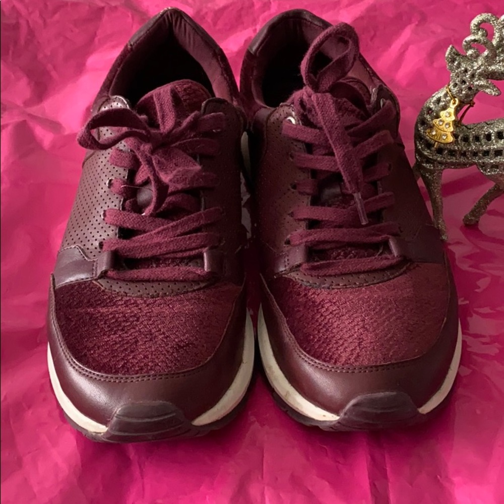 Calvin Klein Velvet and Leather Sneakers